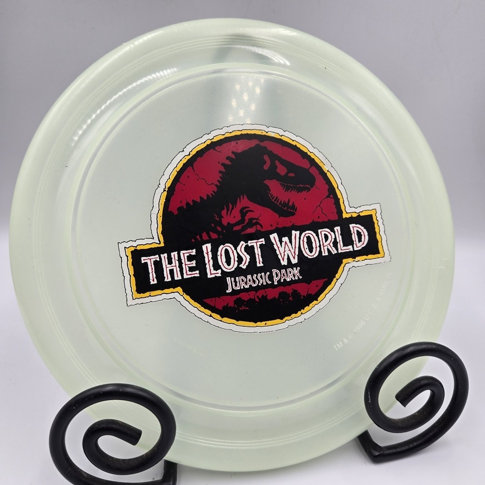 Vtg Jurassic Park The Lost World Promo Frisbee Rare See Through Vintage Toy 1996